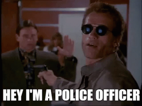 Kindergarten Cop Detective John Kimble Im Police Officer GIF