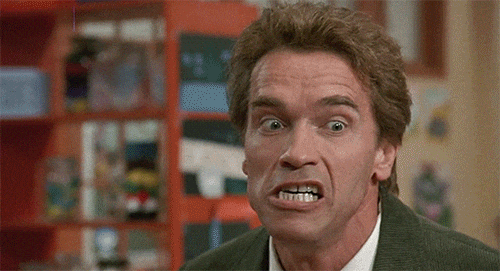 Kindergarten Cop Detective John Kimble Shut Up GIF