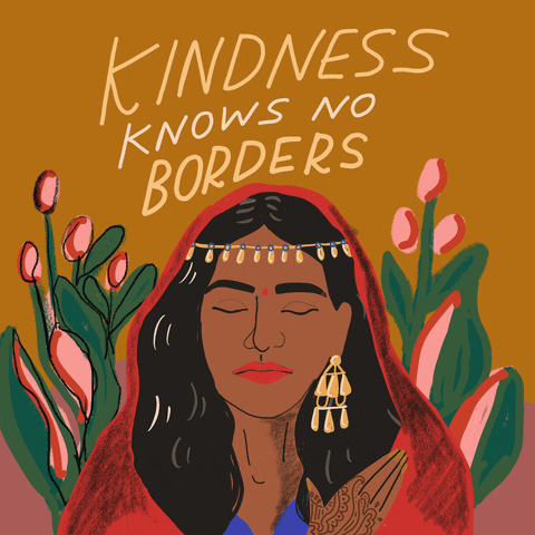 Kindness Knows No Borders Indian Woman GIF