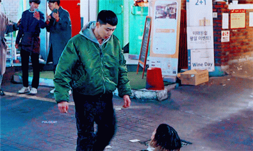 Kindness Park Seo Joon Lifting Kim Dami GIF