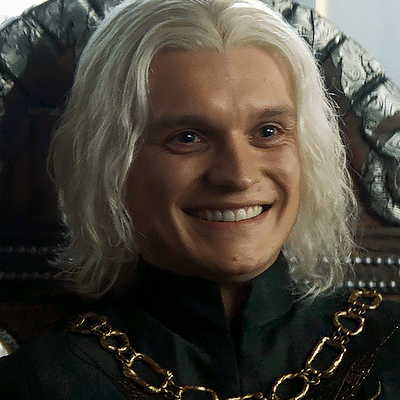 King Aegon Targaryen Evil Laugh GIF