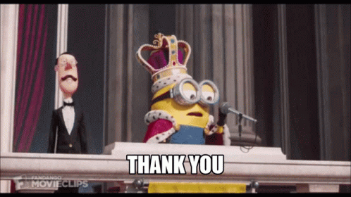 King Bob Ahem Thank You GIF