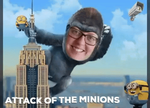King Bob Attack Of The Minions Meme GIF