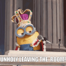 King Bob Unholy Leaving The Room GIF