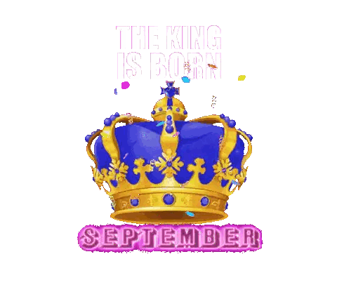 King Born September Crown