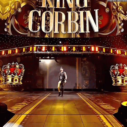 King Corbin Walking Down Aisle GIF