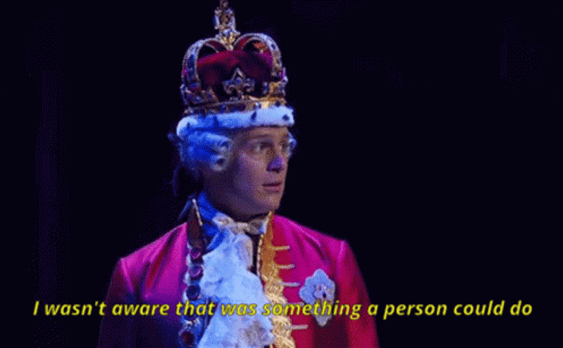 King George Hamilton Wasnt Aware GIF