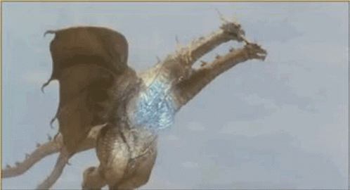 King Ghidorah Flying GIF