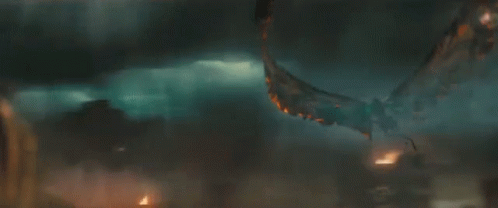 King Ghidorah Gravity Beams GIF