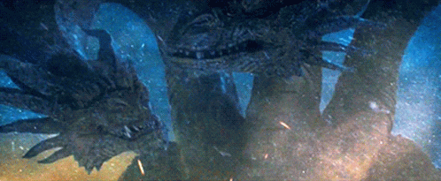 King Ghidorah Monster GIF