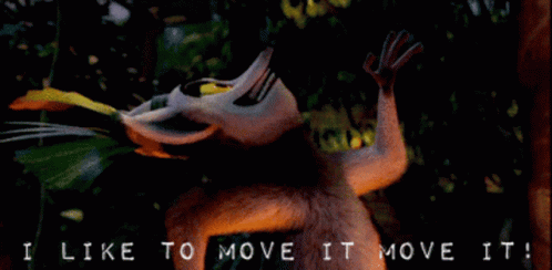 King Julien I Like To Move It Dance GIF