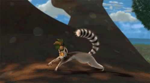 King Julien Iconic Dance Moves GIF