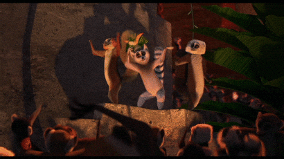 King Julien Life Of Party GIF
