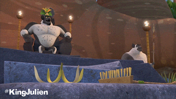 King Julien Mort Juggles Balls GIF
