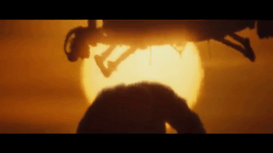 King Kong Attacking Choppers With Giant Hands GIF