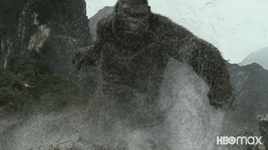 King Kong Attacks Using Helicopter Propeller GIF