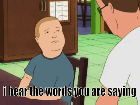 King Of The Hill Bobby And Hank Talking GIF