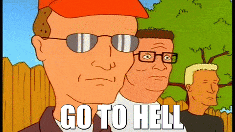 King Of The Hill Eyeglass Reflection GIF