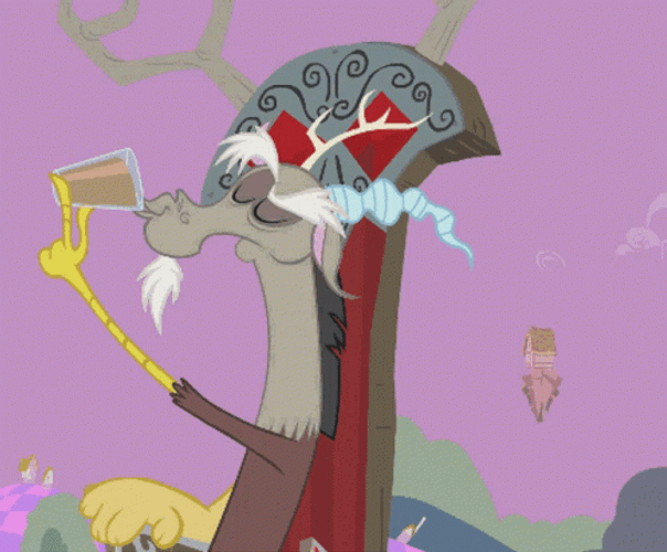 King Sombra Drinking Mlp GIF