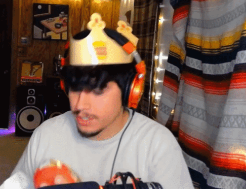 King Spider Eating Whopper Sandwich GIF