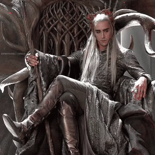 King Thranduil Throne Of Lies GIF