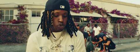 King Von Raps On Street GIF