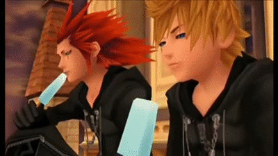 Kingdom Hearts Axel Roxas GIF