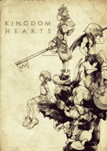 Kingdom Hearts Characters With Key Letter M GIF