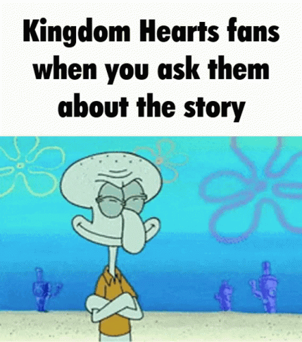 Kingdom Hearts Fans Squidward GIF