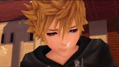 Kingdom Hearts Goodbye Roxas GIF