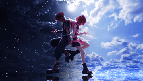 Kingdom Hearts Sora And Kairi GIF