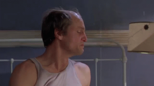 Kingpin Woody Harrelson Drinking Liquor GIF