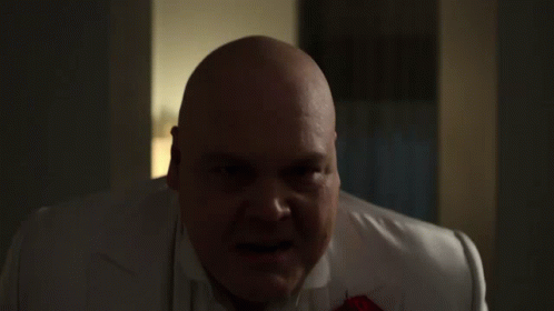 Kingpin Shouting At Burglar GIF