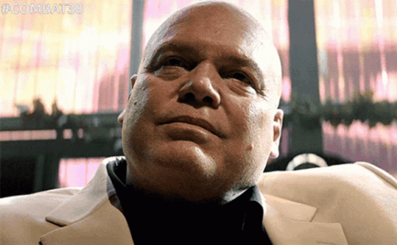 Kingpin Annoyed Twitching GIF