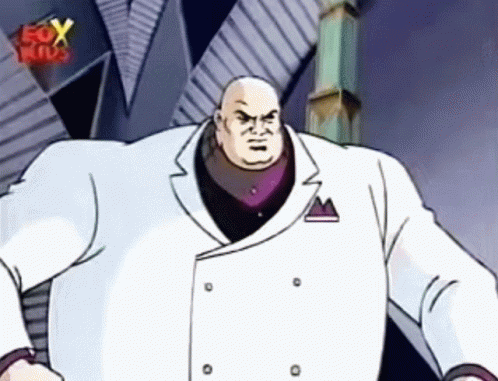 Kingpin Clamping On Spiderman GIF