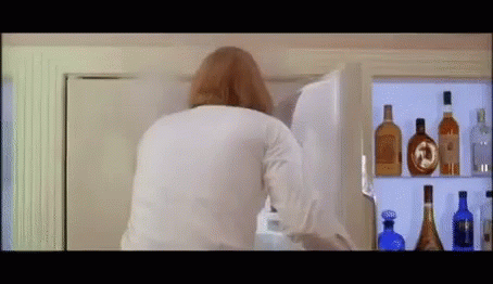 Kingpin Getting Beer From Fridge GIF