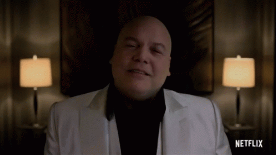 Kingpin Slight Smile GIF