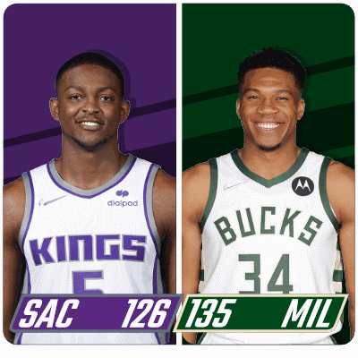 Kings And Bucks Basketball Players GIF