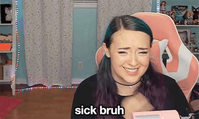 Kira Krystal Sick Bruh GIF