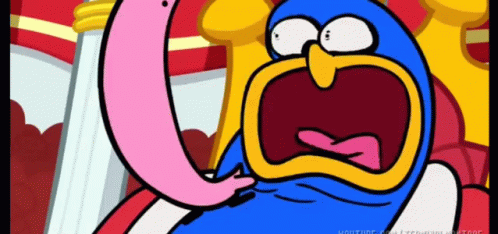 Kirbo Exiting The Mouth Kirby Series GIF