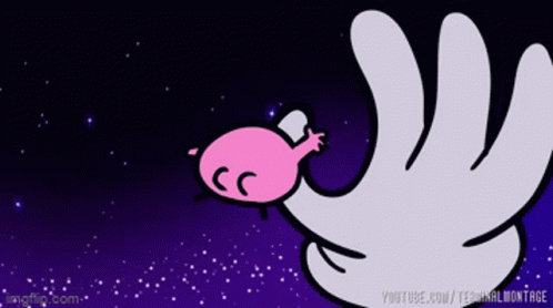 Kirbo Frenzied Attacking Opponent GIF