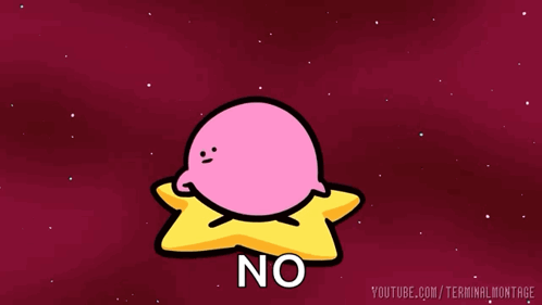 Kirbo Kissing Little Cross GIF