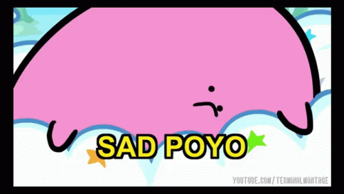 Kirbo Sad Poyo Emotional GIF