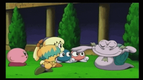 Kirby Dance Escargoon Gif GIF