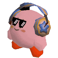 Kirby Dancing Bop Sticker GIF