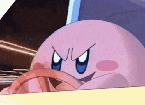 Kirby Driving Gif GIF