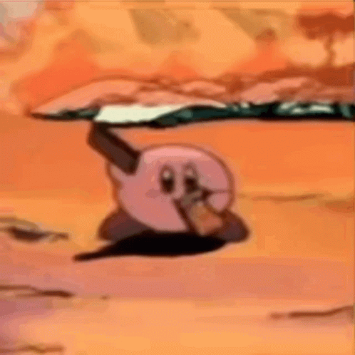 Kirby Eating Chocolate Meme GIF