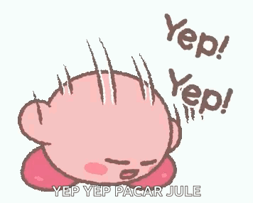 Kirby Is A Cartoon Character From The Video Game Nintendo Wii . GIF