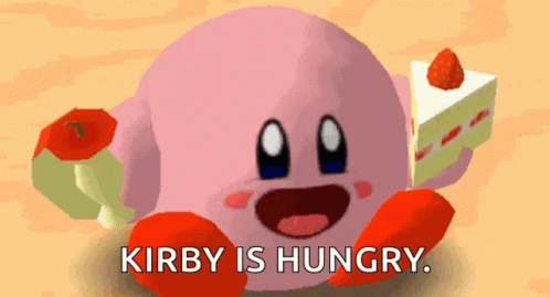 Kirby Is Hungry Meme GIF