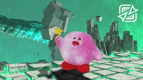 Kirby Joins The Battle Meme GIF